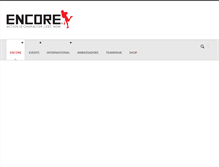Tablet Screenshot of encorelacrosse.com
